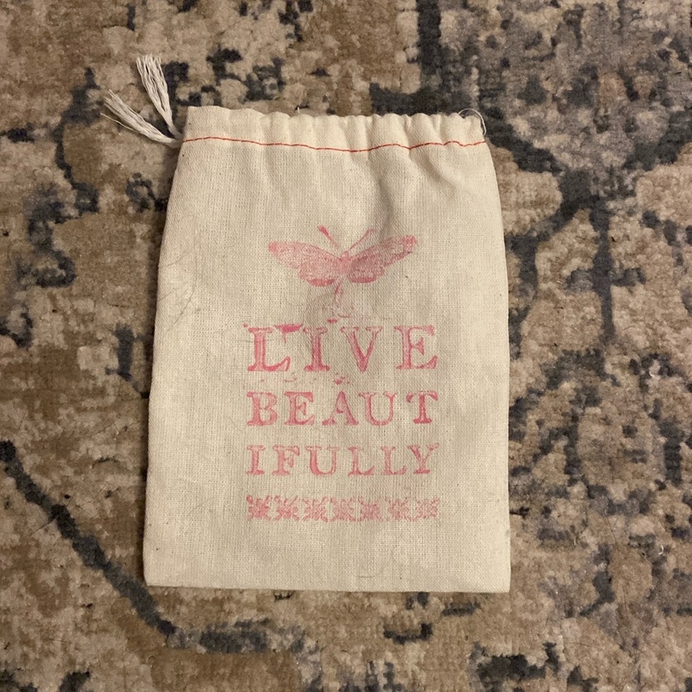 Live Beautifully canvas bag